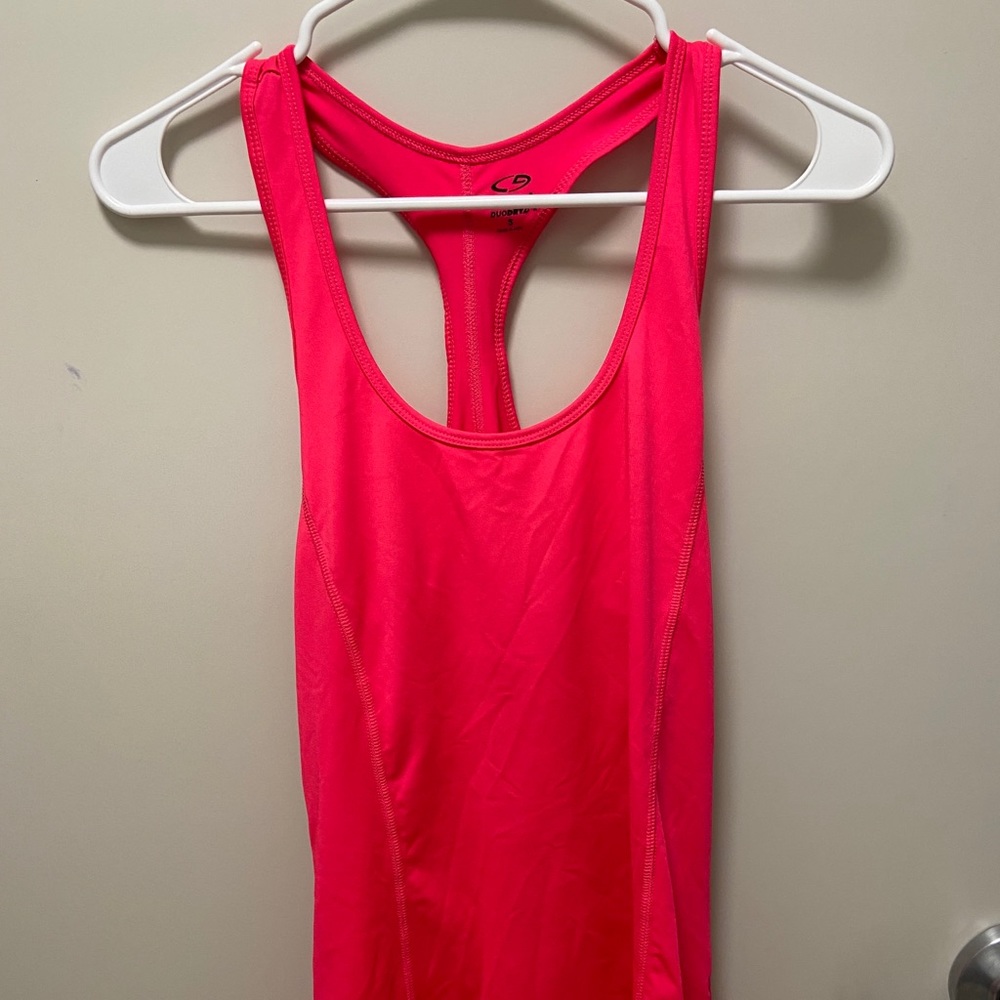 Neon Pink Champion Workout Tank